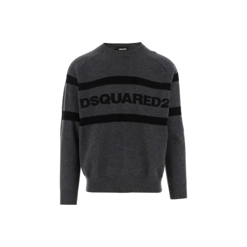 DSQUARED 2 Темно-серый Мужские Свитера