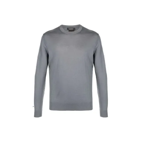 Ermenegildo Zegna Серые Мужские Свитера