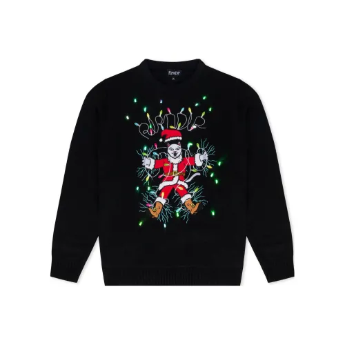 RIPNDIP совместный бренд Черные мужские свитеры