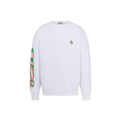 DIOR Белый Мужской Свитшот