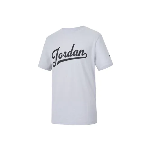 Jordan Flight T-Shirt Мужской Pure Platinum Black