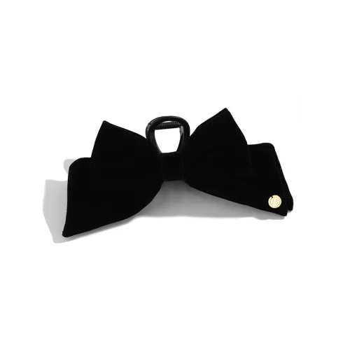 TZT Velvet Заколки для волос Женские Черный