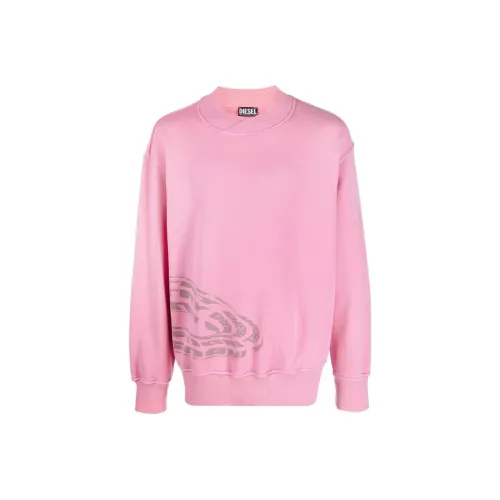 DIESEL Розовые Мужские Свитера