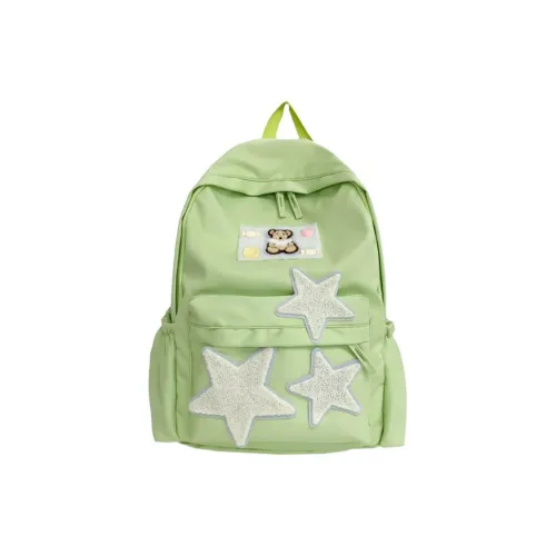 Dusen Kangaroo Нейлон Рюкзак Стандартный Женский Желтый Черный Экрю