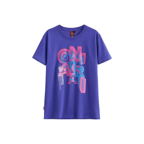 ONIARAI Фиолетовый Мужская T-Рубашка