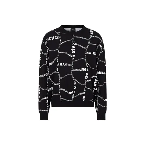 ARMANI EXCHANGEAE SS23 Трикотаж Мужской Черный