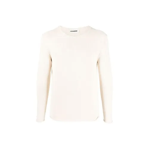 JIL SANDER Белые Мужские Свитера