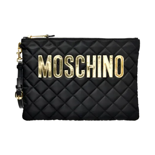 MOSCHINO Полиамид Клатч Женский Черный