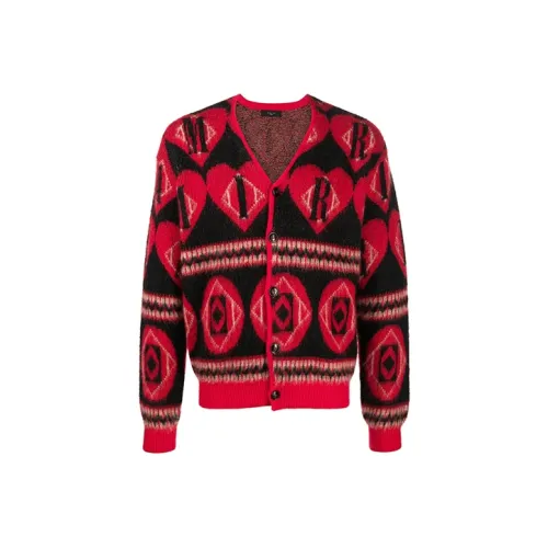 AMIRI FW21 Облегающий Трикотаж Мужской Красный