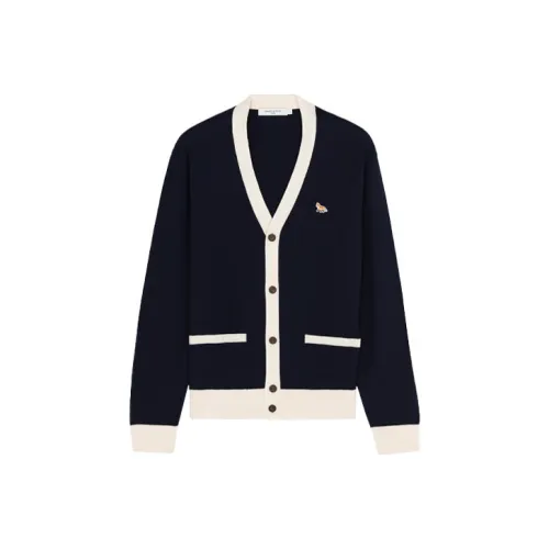 Maison Kitsune Maison Kitsune Back To Series Темно-синий Унисекс Свитеры