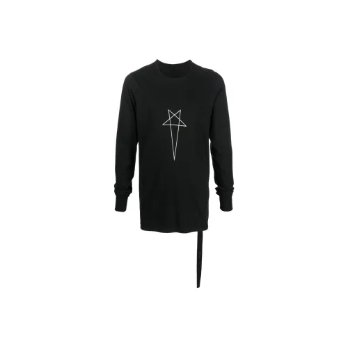 RICK OWENS Черные Мужские Свитера