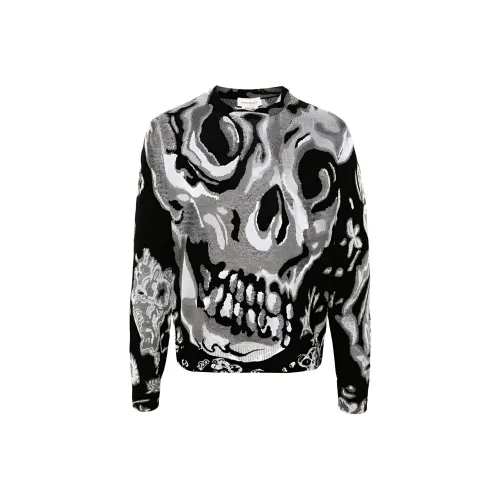 Alexander McQueen SS24 Свитер Мужской Черный