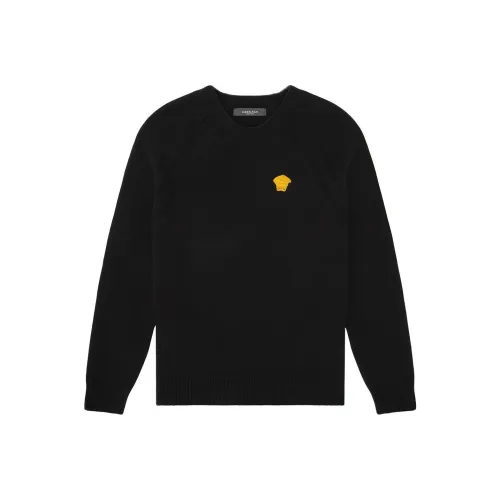 VERSACE Черные Мужские Кашемировые Свитера