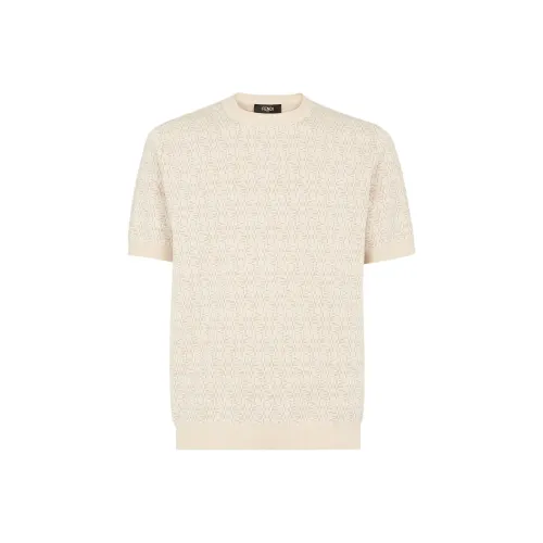 Fendi Бежевые Мужские Свитера