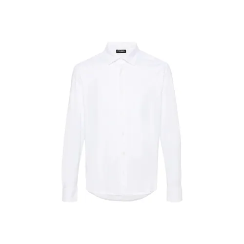 Ermenegildo Zegna Белые Мужские Рубашки