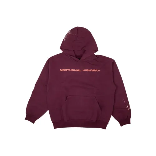 Sp5der Фиолетовый Мужской Свитшот