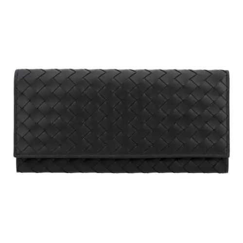 Bottega Veneta Кошелек из коровьей кожи унисекс черный