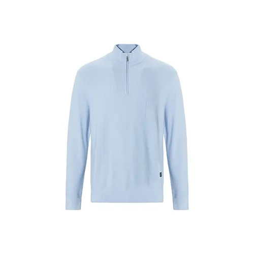 RARE FW22 Кашемир Свитер Мужской Светло-Синий