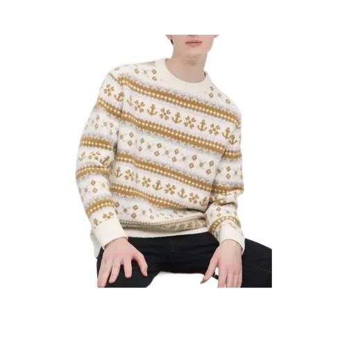 UNIQLO FW22 Свитер Унисекс Айвори