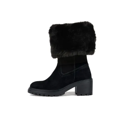 GEOX Damiana Короткий MID Голень Сноубутсы Женские Черный