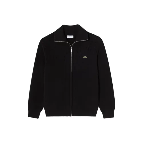 Свитеры для мужчин черного цвета в сотрудничестве с LACOSTE