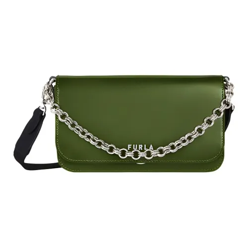 Furla Кожа Сумка через плечо Сумка на плечо Мини Женская Плющево-зеленый