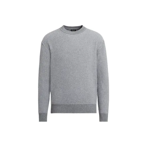 Ermenegildo Zegna Серый Мужской Кашемировые Свитера