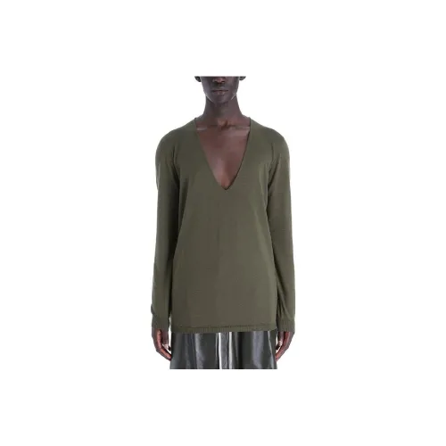 RICK OWENS совместный бренд Зеленый Мужской Свитеры