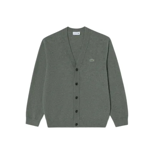 LACOSTE Свитер Мужской Хаки Зеленый