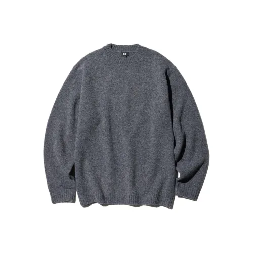 UNIQLO Асфальтовый серый Унисекс Свитеры