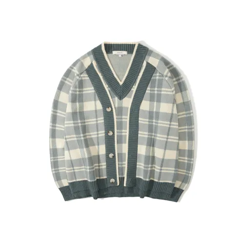 UNVESNO Свитер Унисекс Серый Зеленый