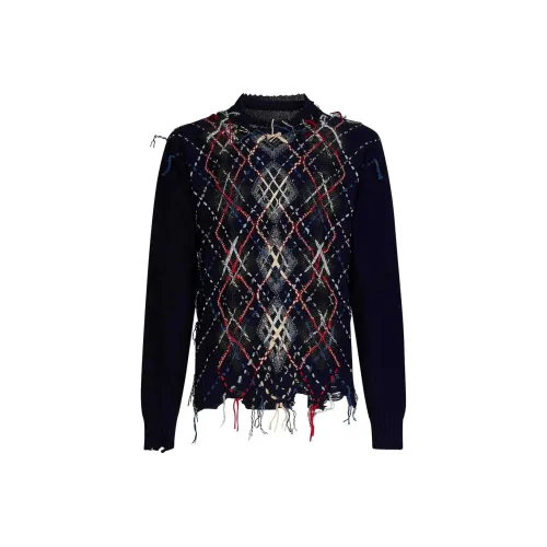 Maison Margiela Мужские Синие Свитера