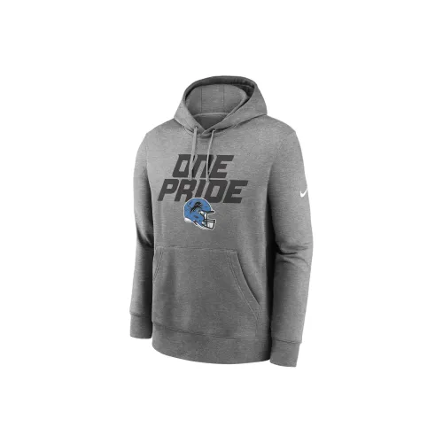 Найк NFLClub Detroit Lions Логотип Толстовка Мужская Темно-Серый