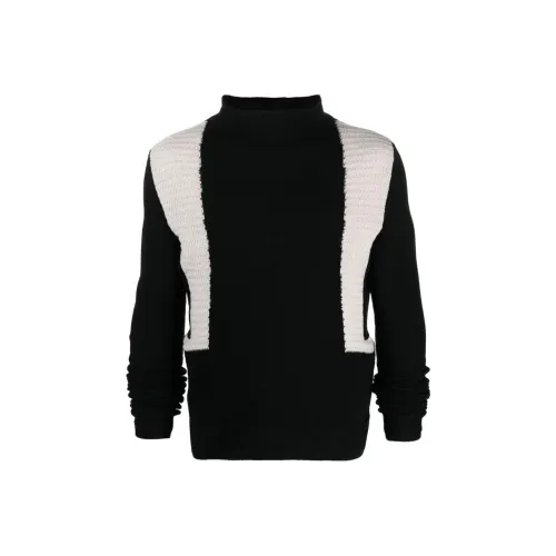 RICK OWENS совместный бренд Черные Мужские Кашемировые Свитера