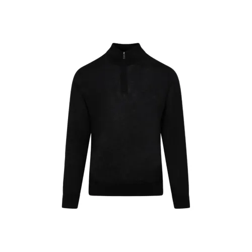 Ermenegildo Zegna Черные Мужские Свитера
