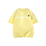 Дышащий/Мягкий/100% хлопок - Светло-желтый