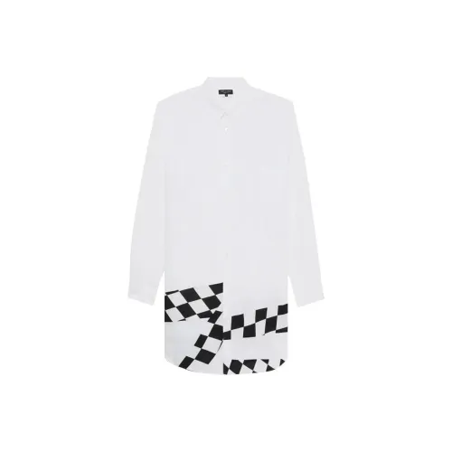COMME Des GARCONS HOMME PLUS Белая Мужская Рубашка