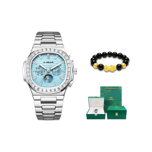 X Шестерня Автоматический Механический Механизм Мужские Часы 40мм*40мм*14мм Белый