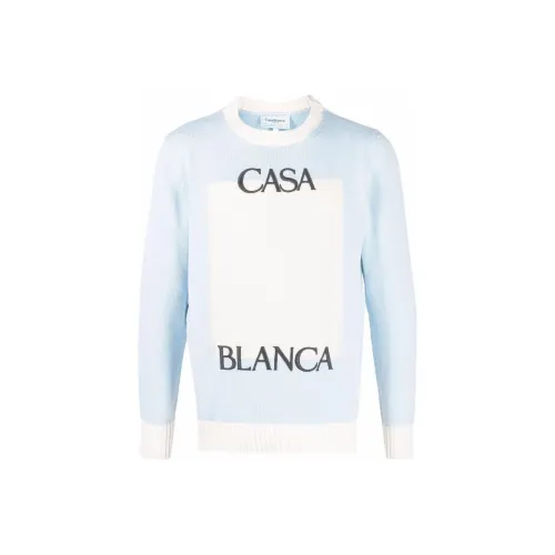 CASABLANCA Синий Мужской Свитеры