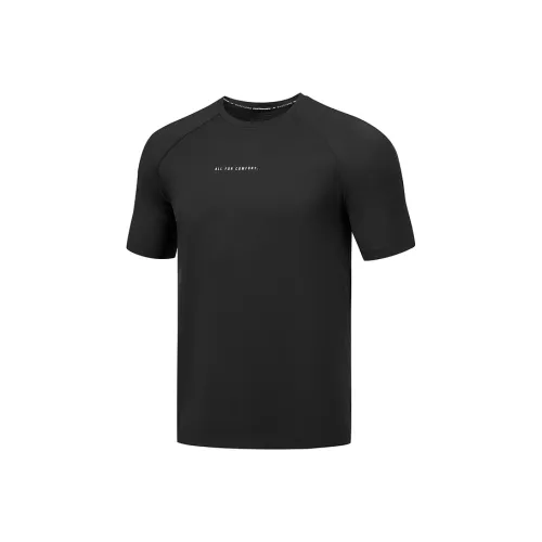 Skechers Угольный Черный/0018 Мужская T-Рубашка