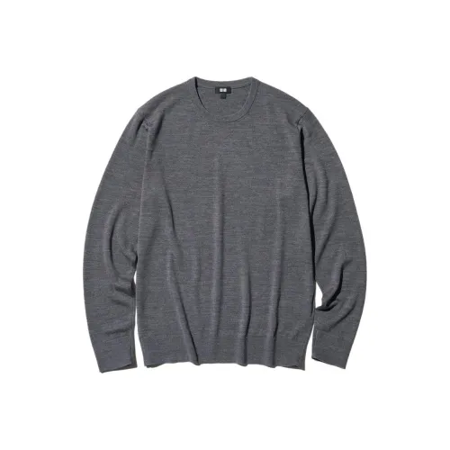 UNIQLO Свитер Мужской Asphalt Серый