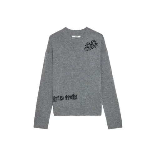 Zadig Voltaire SS24 Свитер Мужской Серый