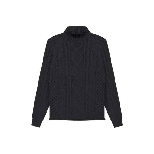 Fear of God ESSENTIALS SS22 Черный железный Мужские свитеры