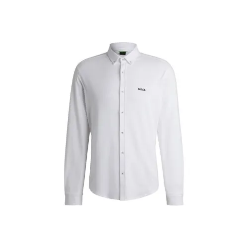 Hugo Boss Белые Мужские Рубашки