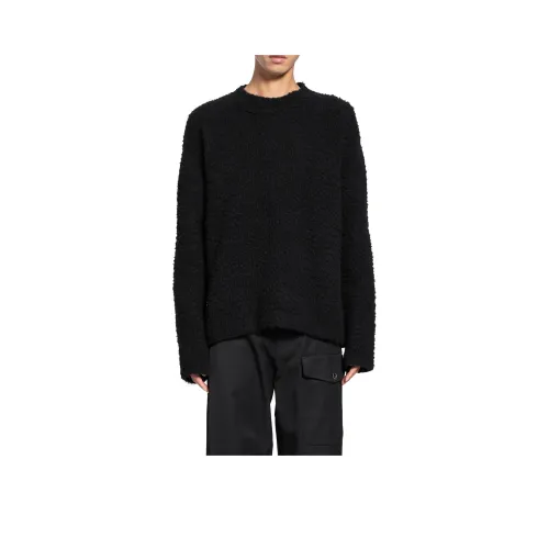 UMA WANG Черные Мужские Свитера