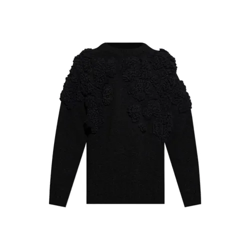 DRIES VAN NOTEN Мужские черные свитеры