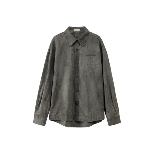 NO ONE ELSE Рубашка Унисекс Угольный Серый