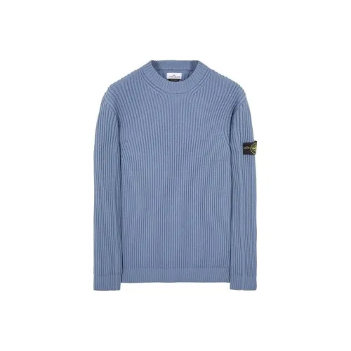 Stone Island Серый Синий Мужские Свитера