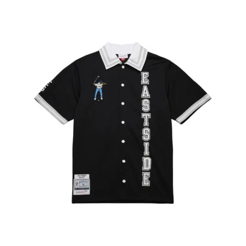 MITCHELL NESS X Eastside Golf SS24 SHOOTING Рубашка Унисекс Черный