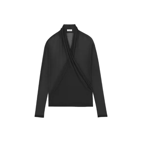SAINT LAURENT Мужские черные свитеры